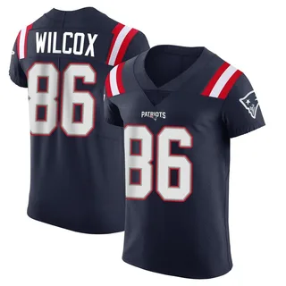 Mitchell Wilcox New England Patriots Men's Elite Team Color Vapor Untouchable Nike Jersey - Navy