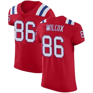 Mitchell Wilcox New England Patriots Men's Elite Vapor Untouchable Alternate Nike Jersey - Red