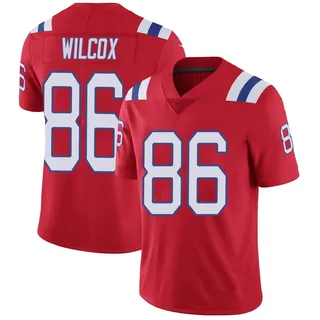 Mitchell Wilcox New England Patriots Men's Limited Vapor Untouchable Alternate Nike Jersey - Red