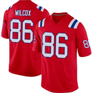 Mitchell Wilcox New England Patriots Youth Game Alternate Nike Jersey - Red