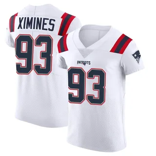 Oshane Ximines New England Patriots Men's Elite Vapor Untouchable Nike Jersey - White