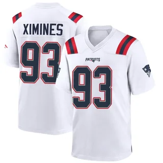 Oshane Ximines New England Patriots Youth Game Nike Jersey - White
