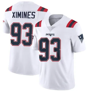 Oshane Ximines New England Patriots Youth Limited Vapor Untouchable Nike Jersey - White