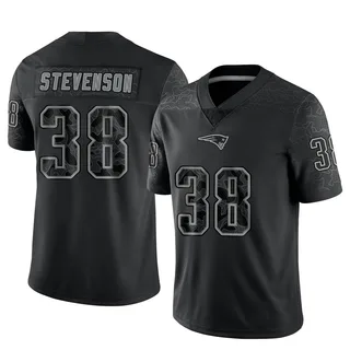 Rhamondre Stevenson New England Patriots Youth Limited Reflective Nike Jersey - Black