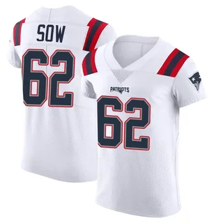 Sidy Sow New England Patriots Men's Elite Vapor Untouchable Nike Jersey - White