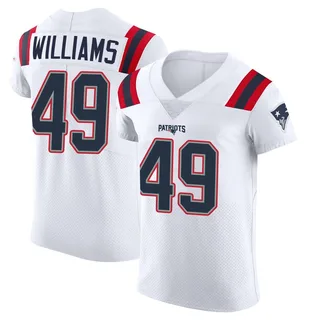 Trayveon Williams New England Patriots Men's Elite Vapor Untouchable Jersey - White