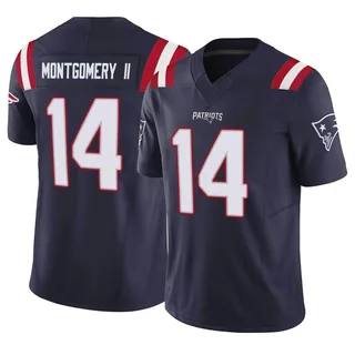 Ty Montgomery II New England Patriots Youth Limited Vapor F.U.S.E. Nike Jersey - Navy