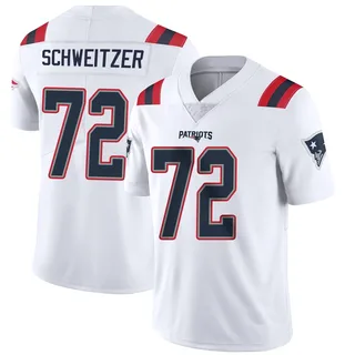 Wes Schweitzer New England Patriots Youth Limited Vapor Untouchable Nike Jersey - White