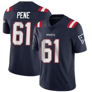 Wilfried Pene New England Patriots Men's Limited Team Color Vapor Untouchable Nike Jersey - Navy