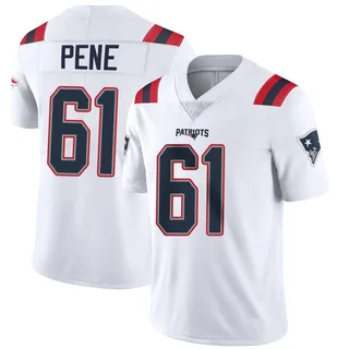 Wilfried Pene New England Patriots Men's Limited Vapor Untouchable Nike Jersey - White
